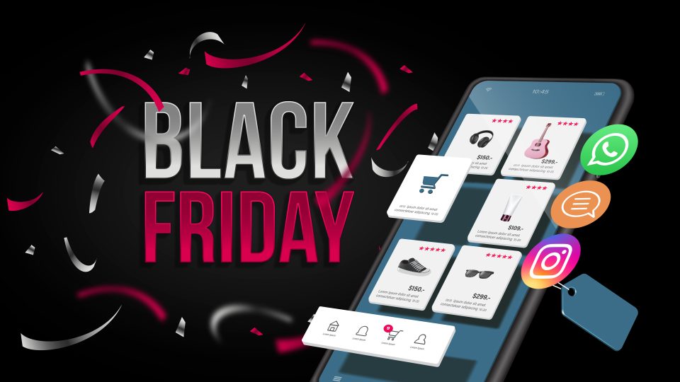 Black Friday promotion for Monty Mobile’s OMNI services, emphasizing special offers.